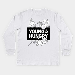 Young & Hungry Kids Long Sleeve T-Shirt